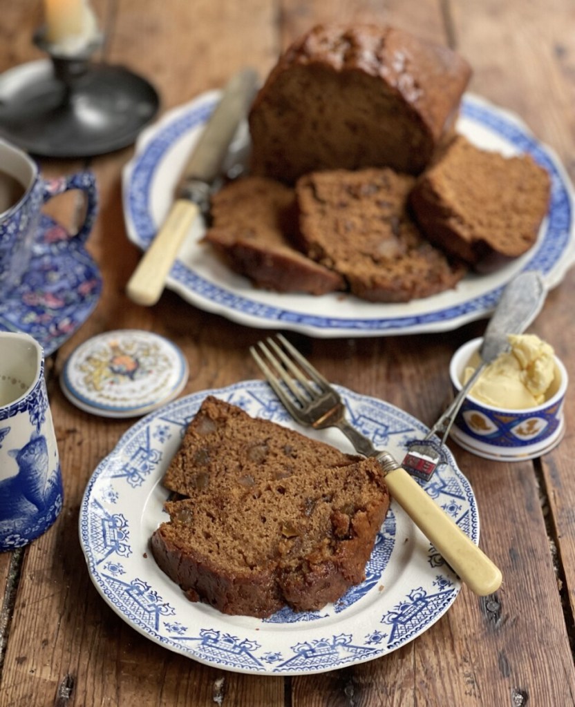 This Honey Ginger Tea Loaf recipe is from the 38th edition, which is from 1988. I'ver never really noticed this recipe before, and it's the first time I've made it.
However, I will be making it again, as it is a fabulous tea loaf; it's dark and sticky with a real hit of ginger, which marries well with the sweetness from the honey.