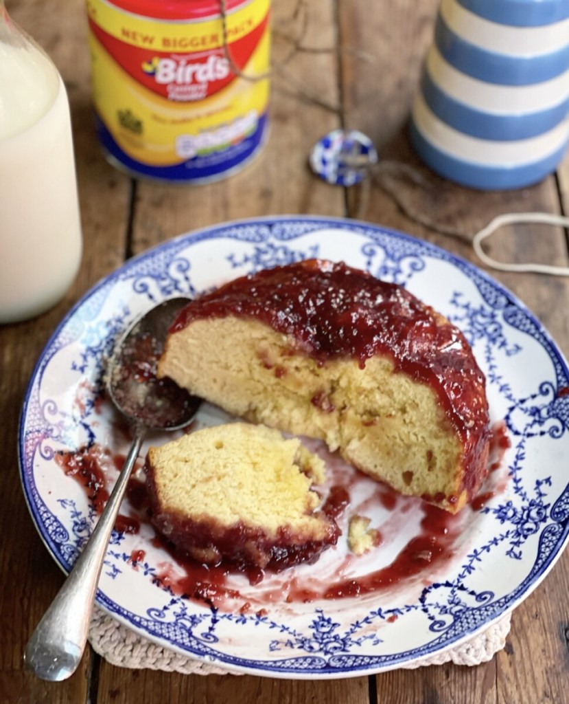Steamed Jam Pudding in the Ninja Foodi