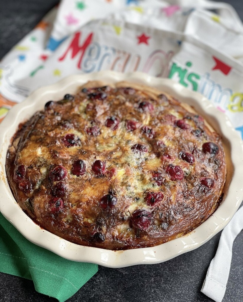 Cheeseboard, Cranberry & Ham Quiche