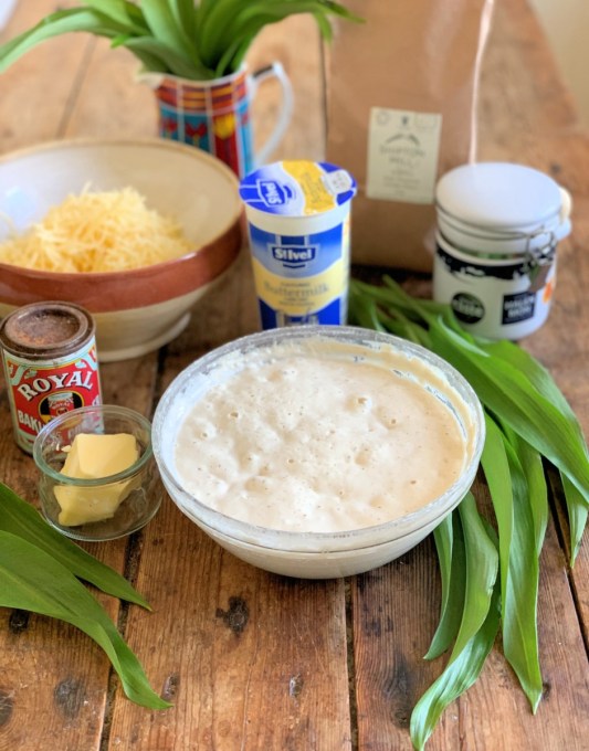 Ingredients for scones
