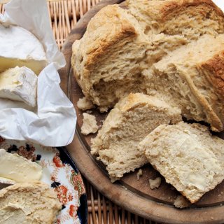 Rural Store Cupboard Supplies, Sepia Saturday and Milk Fadge: Emergency Bread (No Yeast) Recipe