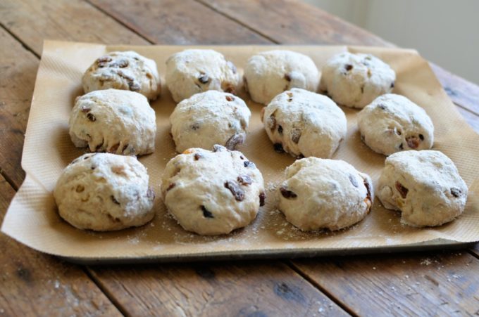 Sourdough Hot Cross Buns
