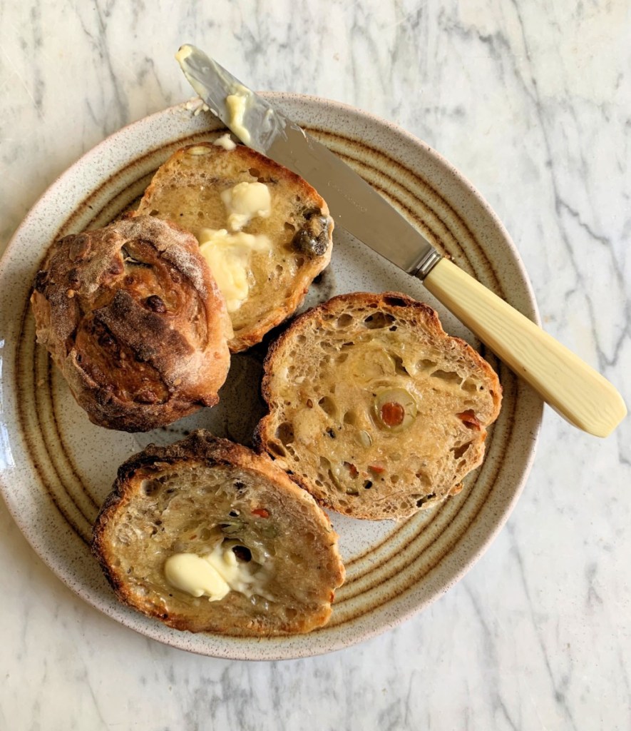 Sourdough Pizza Bread Rolls