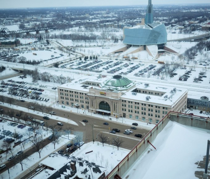 Union Station and the Canadian Museum of Human Rights